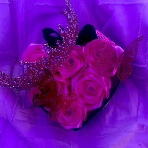 Beautiful heart eternal flowers